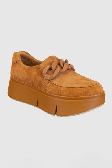Naked Feet Princeton Platform Sneakers for Women in Camel