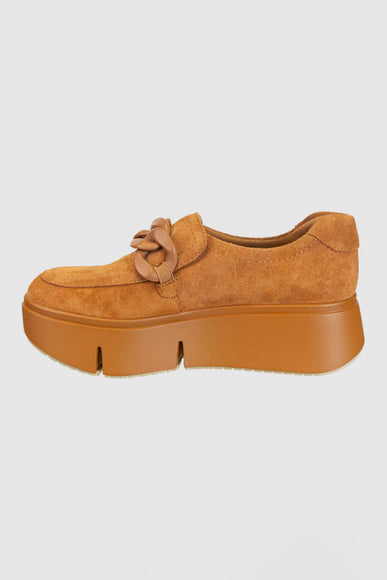 Naked Feet Princeton Platform Sneakers for Women in Camel
