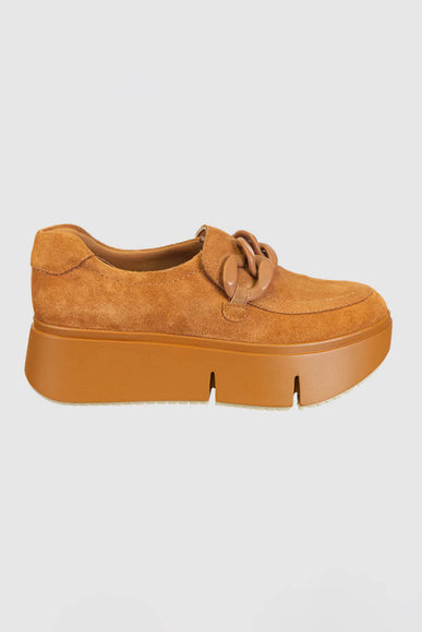 Naked Feet Princeton Platform Sneakers for Women in Camel