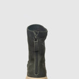 Naked Feet Protocol Lug Booties for Women in Grey
