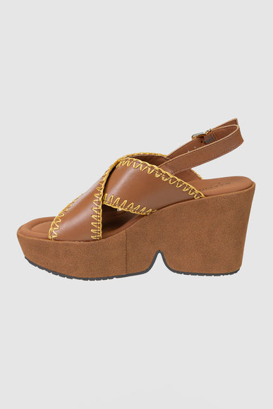 Naked Feet Tofino Wedges for Women in Brown