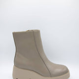Naked Feet Xenus Lug Booties for Women in Greige