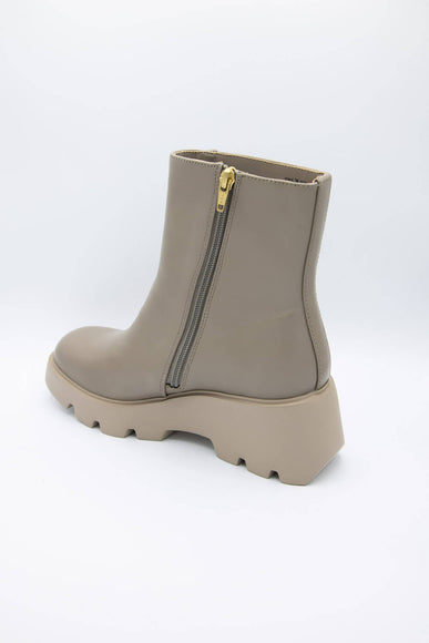 Naked Feet Xenus Lug Booties for Women in Greige