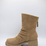 Naked Feet Protocol Lug Booties for Women in Beige
