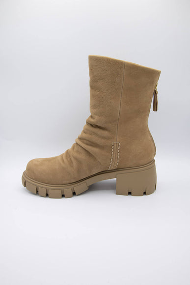 Naked Feet Protocol Lug Booties for Women in Beige