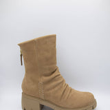 Naked Feet Protocol Lug Booties for Women in Beige