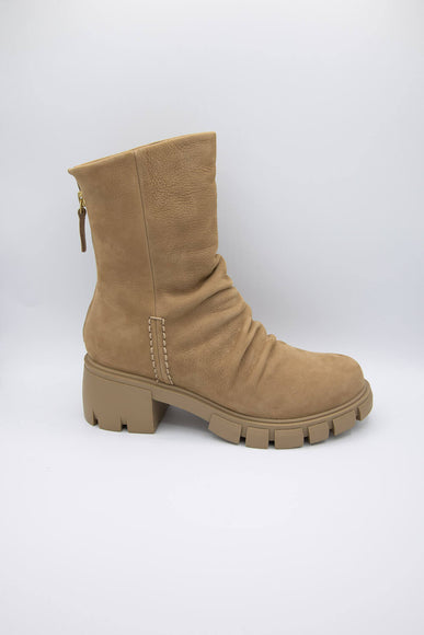 Naked Feet Protocol Lug Booties for Women in Beige