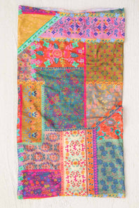 Natural Life Full Boho Bandeau Headband in Multi Patchwork