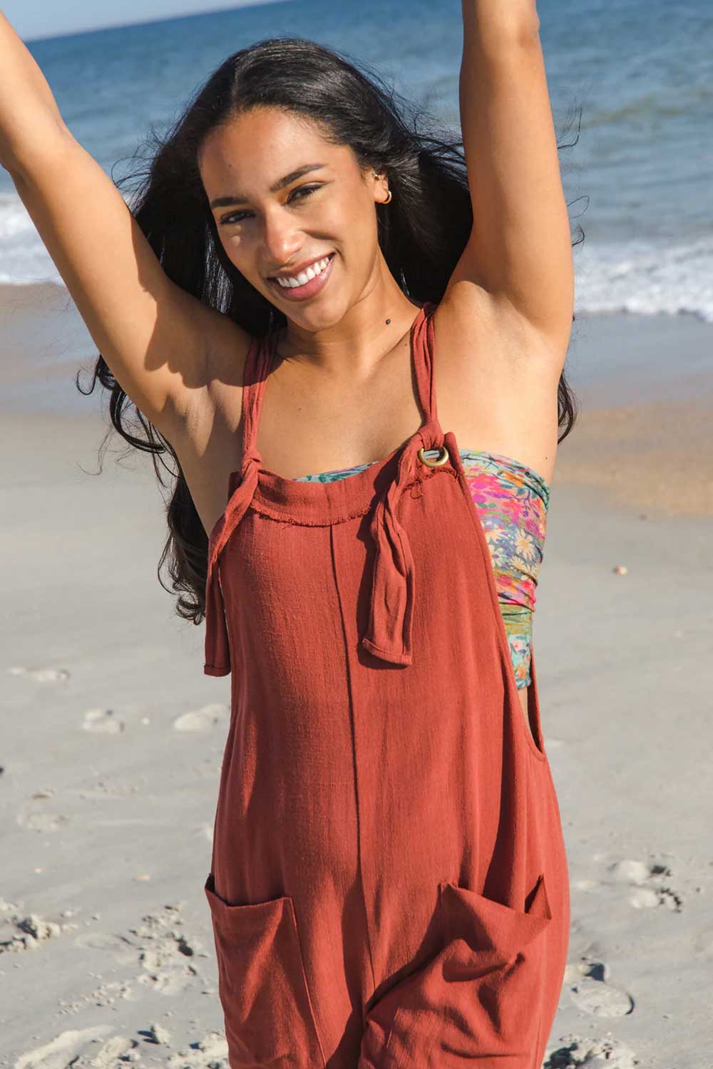 Natural Life Full Boho Bandeau Headband in Wildflower Border