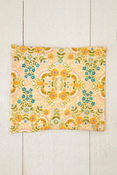 Natural Life Half Boho Bandeau Headband in Yellow Mandala 