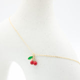 Together Cherry Necklace in Gold