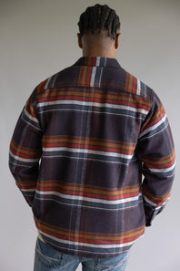 North River Heavyweight Twill Plaid Shirt for Men in Multi