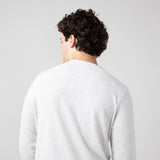 North River Waffle Henley Shirt for Men in Natural
