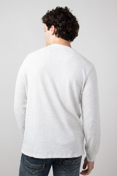 North River Waffle Henley Shirt for Men in Natural