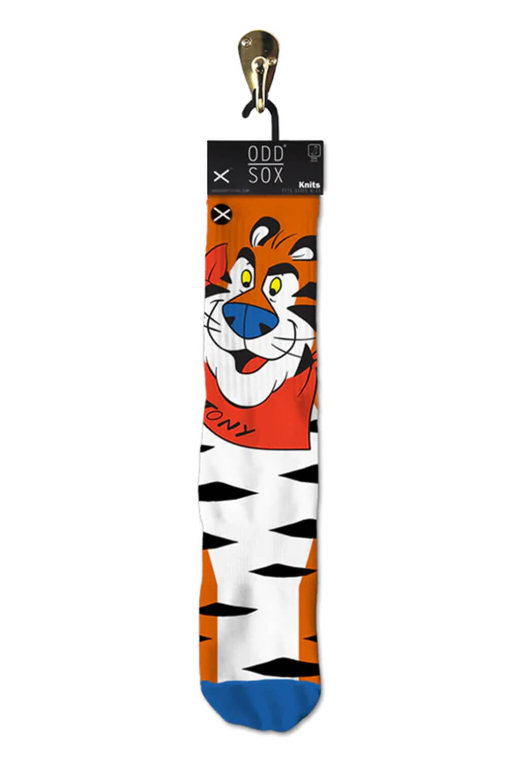 Odd Sox Tony the Tiger Crew Socks for Men in Orange