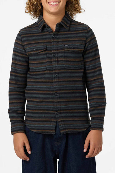 O’Neil Youth Richmond Flannel Shirt for Boys in Graphite