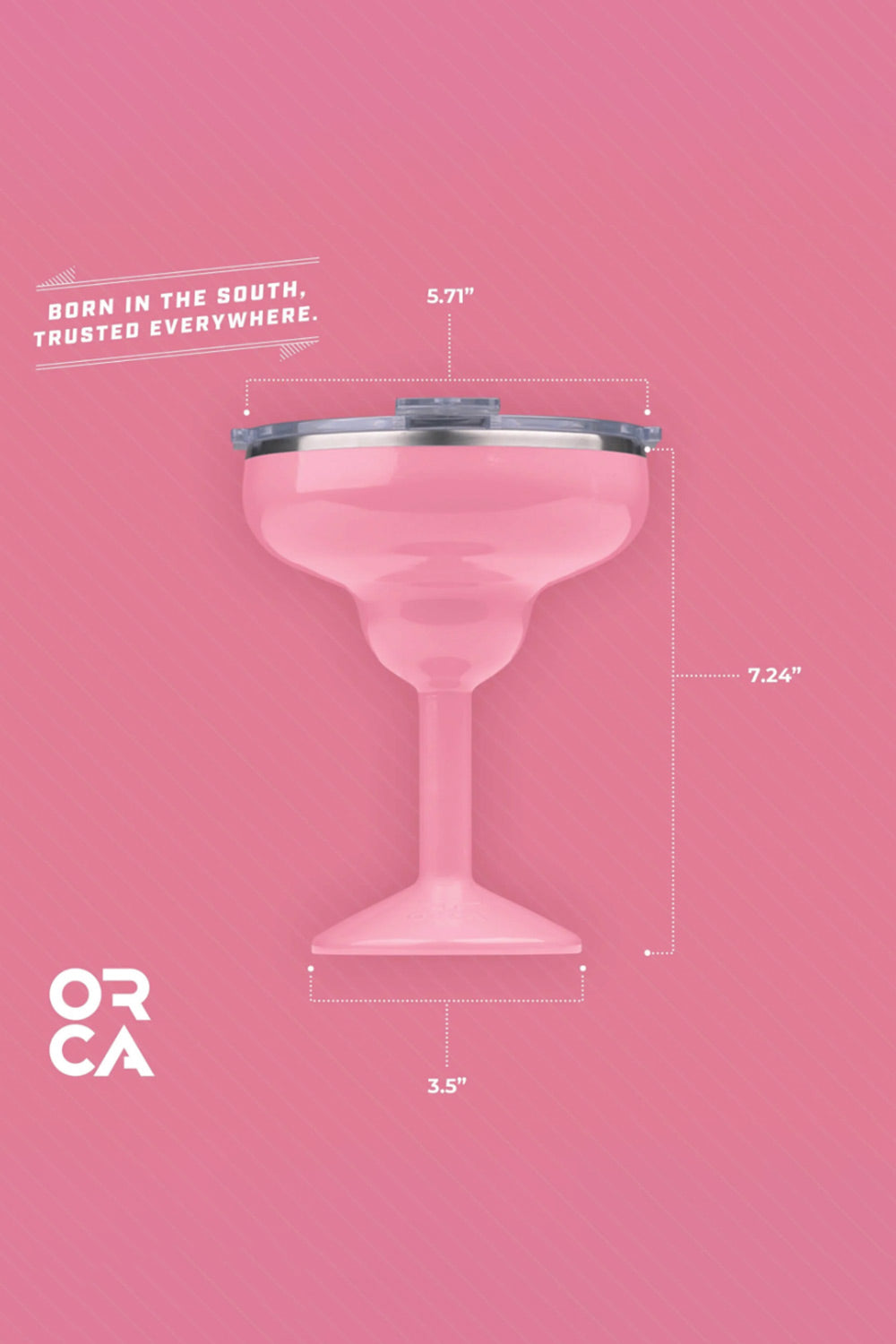 Insulated Wine Tumblers With Lids ORCA Rita Insulated Margarita Glass ...