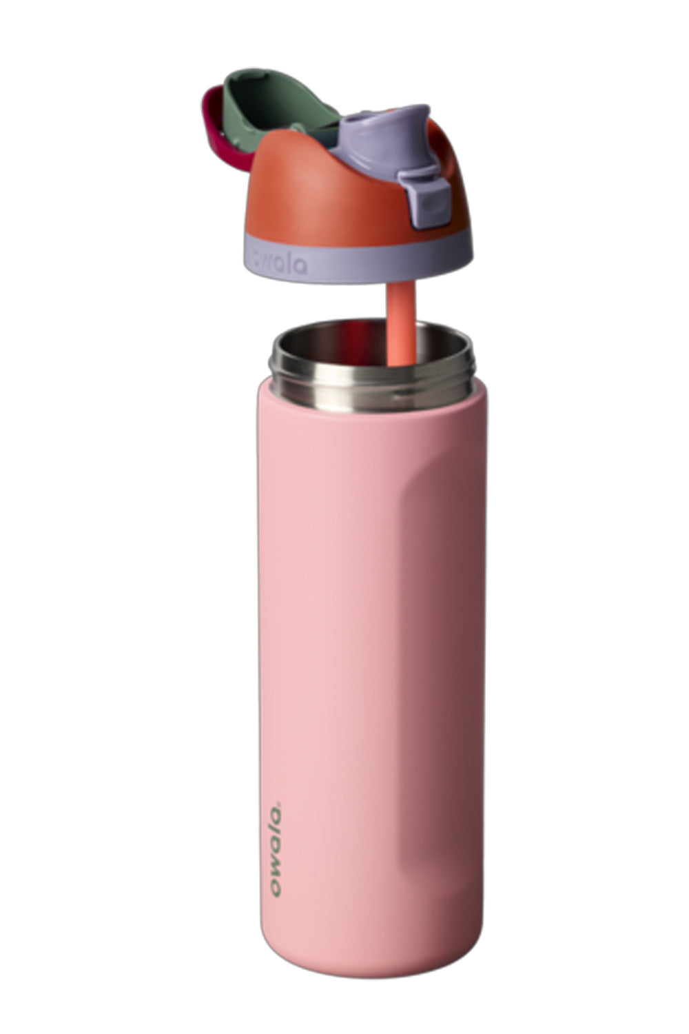 Owala FreeSip 24 oz Stainless Steel Water Bottle in Sugar High