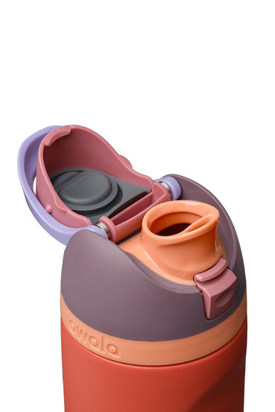 Owala FreeSip 24 oz Stainless Steel Water Bottle in Terracotta Sunset