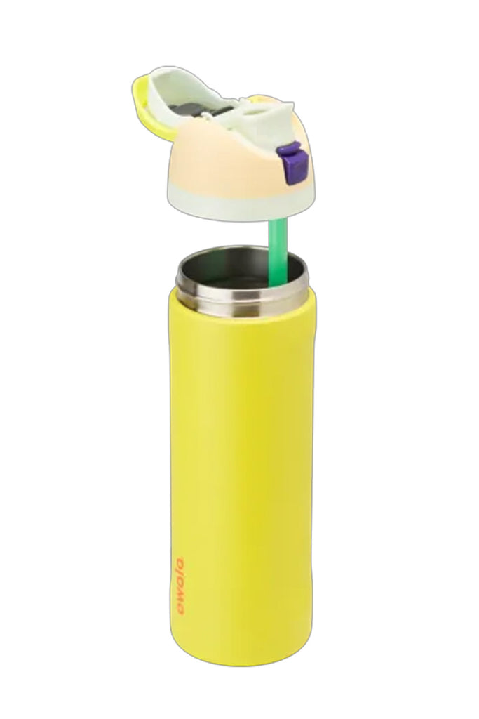 Owala FreeSip 子ども用水筒 イエロー 約475ml Owala FreeSip Stainless Steel Water Bottle / 40oz / Color