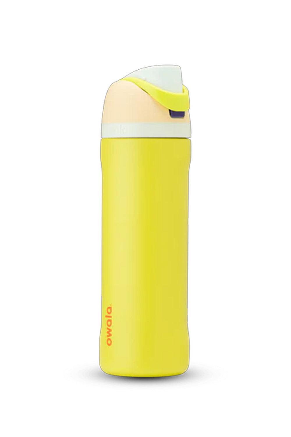 Owala FreeSip 24 oz Stainless Steel Water Bottle in Lemon Limeade