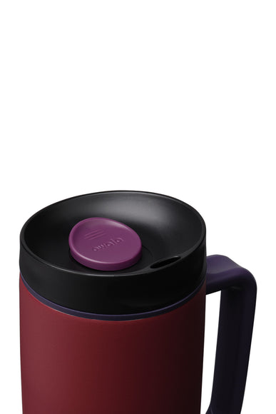 Owala SmoothSip 24 oz Stainless Steel Water Bottle in Burgundy Bay