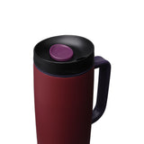 Owala SmoothSip 24 oz Stainless Steel Water Bottle in Burgundy Bay