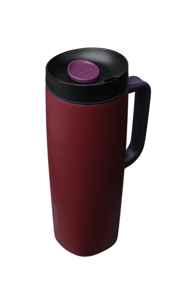 Owala SmoothSip 24 oz Stainless Steel Water Bottle in Burgundy Bay