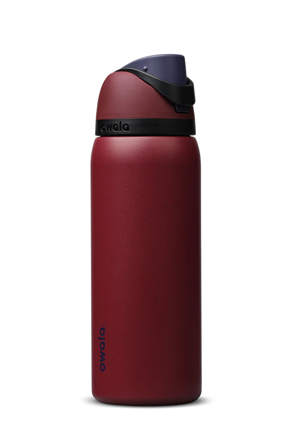 Owala FreeSip 32 oz Stainless Steel Water Bottle in Burgundy Bay