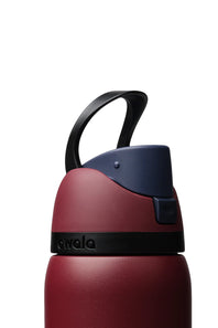 Owala FreeSip 32 oz Stainless Steel Water Bottle in Burgundy Bay