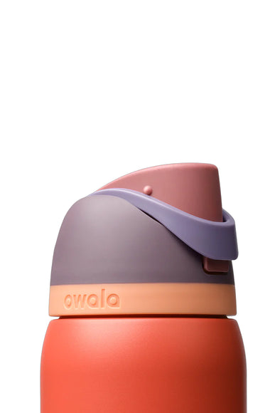 Owala FreeSip 32 oz Stainless Steel Water Bottle in Terracota Sunset