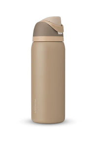 Owala FreeSip 32 oz Stainless Steel Water Bottle in Grey Brown