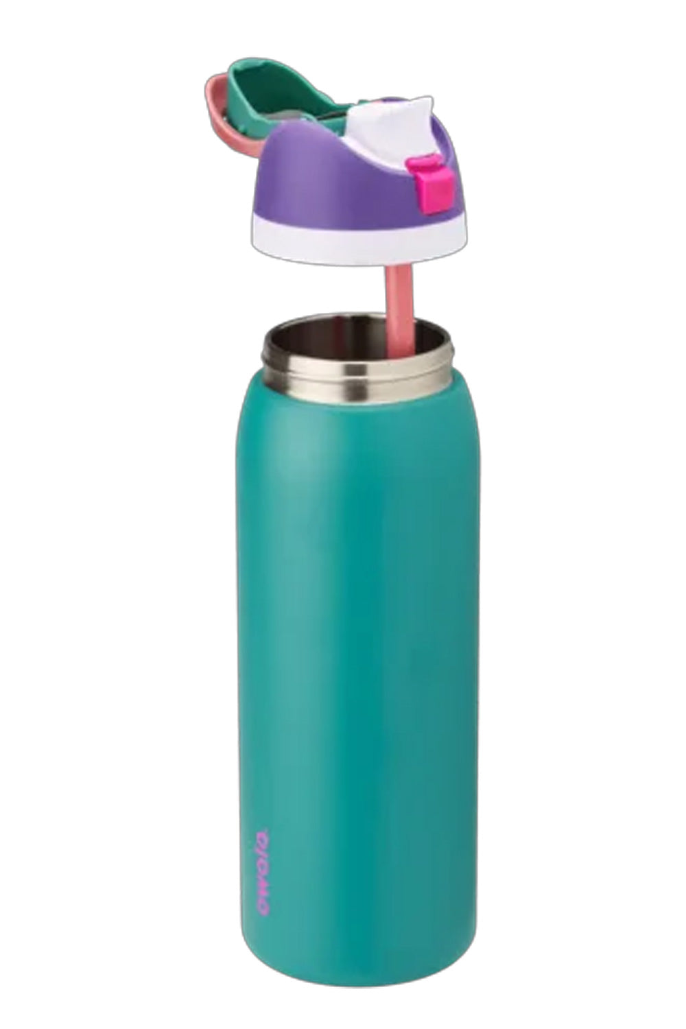 Owala FreeSip 40 oz Stainless Steel Water Bottle in Teal Blue