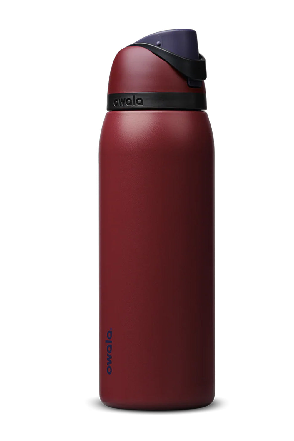 Owala FreeSip 32 oz Stainless Steel Water Bottle in Burgundy Bay