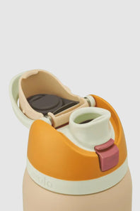 Owala FreeSip 40 oz Stainless Steel Water Bottle in Water in the Desert