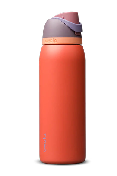 Owala FreeSip 32 oz Stainless Steel Water Bottle in Terracotta Sunset
