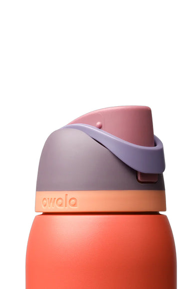 Owala FreeSip 32 oz Stainless Steel Water Bottle in Terracotta Sunset