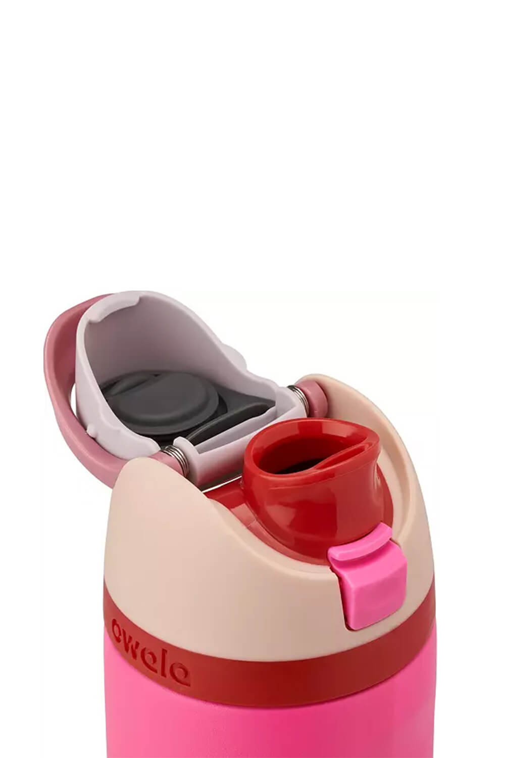 Owala FreeSip 24 oz Stainless Steel Water Bottle in Pink