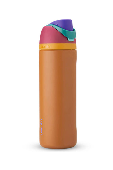 Owala FreeSip 24oz Stainless Steel Water Bottle in Gemstone Orange