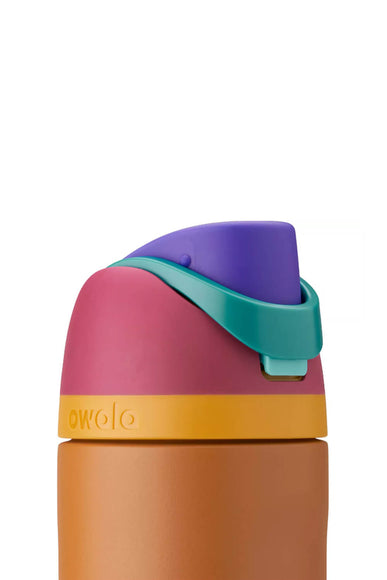 Owala FreeSip 24oz Stainless Steel Water Bottle in Gemstone Orange