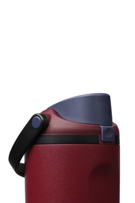 Owala FreeSip Sway 30 oz Stainless Steel Water Bottle in Burgundy Bay