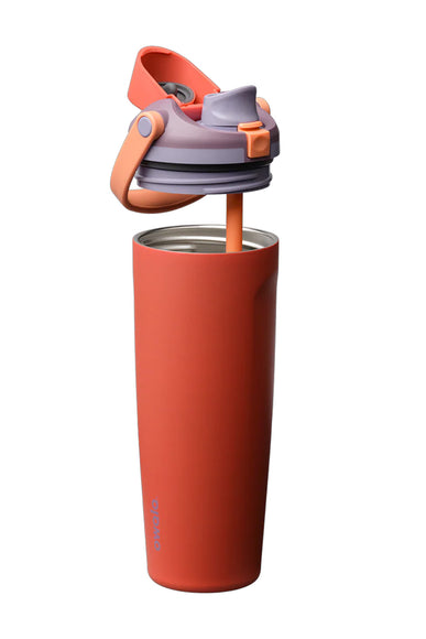 Owala FreeSip Sway 30 oz Stainless Steel Water Bottle in Terracotta Sunset