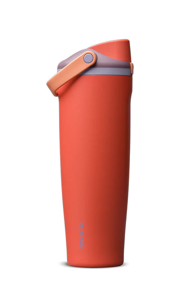 Owala FreeSip Sway 40 oz Stainless Steel Water Bottle in Terracotta Sunset