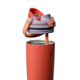 Owala FreeSip Sway 40 oz Stainless Steel Water Bottle in Terracotta Sunset