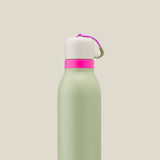 Owala FreeSip Twist 24oz Stainless Steel Water Bottle in Energized Green