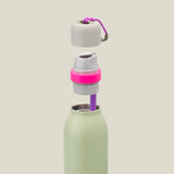 Owala FreeSip Twist 24oz Stainless Steel Water Bottle in Energized Green