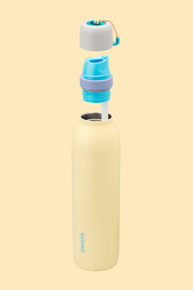 Owala FreeSip Twist 24oz Stainless Steel Water Bottle in Restful Yellow