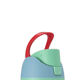 Owala Youth FreeSip 16 oz Stainless Steel Water Bottle in Rain Forest