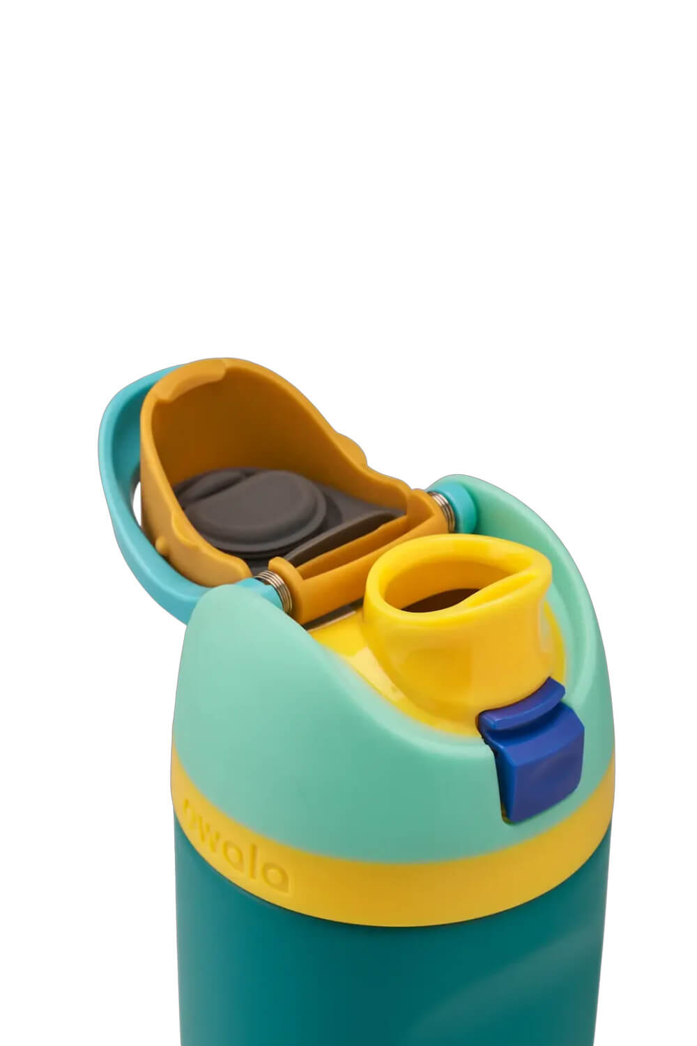 Owala Youth FreeSip 16 oz Stainless Steel Water Bottle in Splishy Splashy