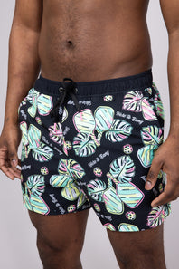 Party Pants Here To Bang Swim Shorts for Men in Black